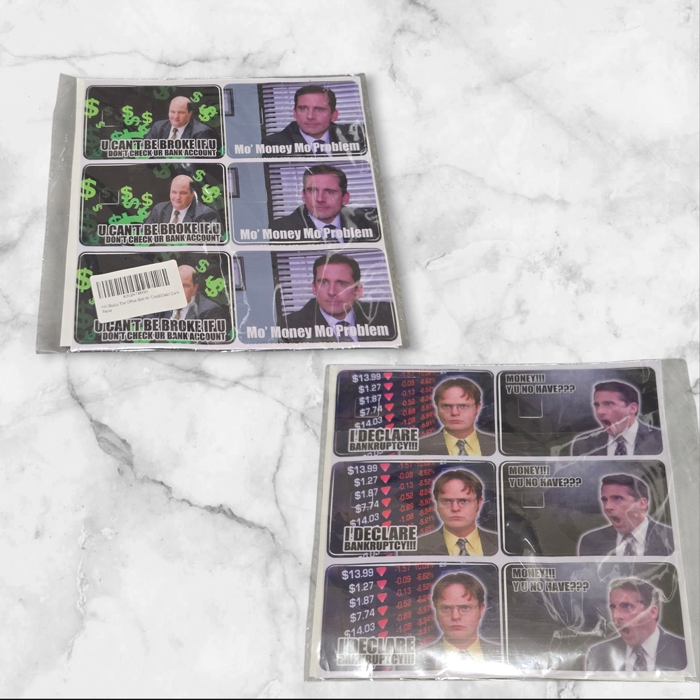 Humorous Money-Themed Stickers